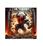 バッファロー先輩（個別スタンプ：3）