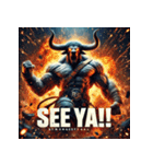 バッファロー先輩（個別スタンプ：6）