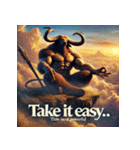 バッファロー先輩（個別スタンプ：14）