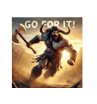 バッファロー先輩（個別スタンプ：23）