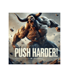 バッファロー先輩（個別スタンプ：24）