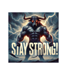 バッファロー先輩（個別スタンプ：25）