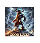 バッファロー先輩（個別スタンプ：28）