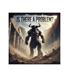 バッファロー先輩（個別スタンプ：31）