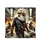 伝説の走り屋爺さん（個別スタンプ：4）