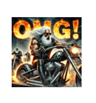 伝説の走り屋爺さん（個別スタンプ：6）