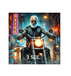 伝説の走り屋爺さん（個別スタンプ：9）