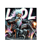 伝説の走り屋爺さん（個別スタンプ：12）