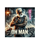 伝説の走り屋爺さん（個別スタンプ：14）