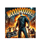 伝説の走り屋爺さん（個別スタンプ：18）