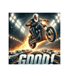 伝説の走り屋爺さん（個別スタンプ：19）