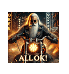 伝説の走り屋爺さん（個別スタンプ：24）