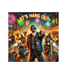 伝説の走り屋爺さん（個別スタンプ：28）