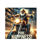 伝説の走り屋爺さん（個別スタンプ：34）