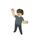 VRをプレイする男女（個別スタンプ：14）