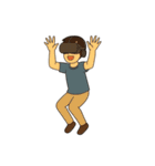 VRをプレイする男女（個別スタンプ：38）