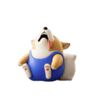 動く 3D猛コーギー silent（個別スタンプ：2）