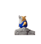 動く 3D猛コーギー silent（個別スタンプ：16）