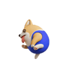 動く 3D猛コーギー silent（個別スタンプ：22）