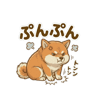 ほっこり癒し♪手描きの柴犬さん（個別スタンプ：12）