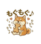 ほっこり癒し♪手描きの柴犬さん（個別スタンプ：31）