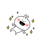 ぜったいうさぎ挨拶仲良しに送る（個別スタンプ：18）