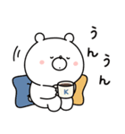 ガーリーくまさんの冬＆正月(復刻版)（個別スタンプ：6）