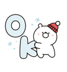 ガーリーくまさんの冬＆正月(復刻版)（個別スタンプ：19）