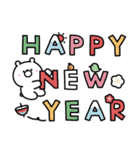 ガーリーくまさんの冬＆正月(復刻版)（個別スタンプ：37）