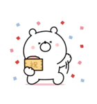 ガーリーくまさんの冬＆正月(復刻版)（個別スタンプ：40）