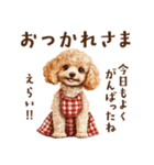 母♡トイプードルの冬の気づかい（個別スタンプ：7）
