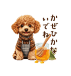 母♡トイプードルの冬の気づかい（個別スタンプ：20）