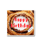 書き込める♥シナモンロールのフレーム♡（個別スタンプ：14）