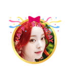 毎日和風女子4‪☆誕生日・ありがとう（個別スタンプ：1）