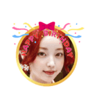 毎日和風女子4‪☆誕生日・ありがとう（個別スタンプ：3）