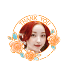毎日和風女子4‪☆誕生日・ありがとう（個別スタンプ：4）