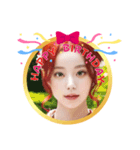 毎日和風女子4‪☆誕生日・ありがとう（個別スタンプ：13）