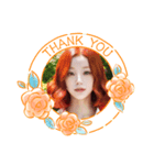 毎日和風女子4‪☆誕生日・ありがとう（個別スタンプ：22）