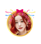 毎日和風女子4‪☆誕生日・ありがとう（個別スタンプ：35）