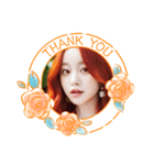 毎日和風女子4‪☆誕生日・ありがとう（個別スタンプ：40）
