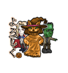 アンデッド動く⚰️ニャック・オーランタン（個別スタンプ：3）