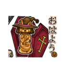 アンデッド動く⚰️ニャック・オーランタン（個別スタンプ：7）