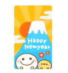 BIG♡大切な人へ贈る♡ちびマロの年末年始（個別スタンプ：20）