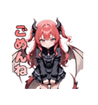 暴れたくてウズウズ！ドラゴン娘ちゃん（個別スタンプ：5）