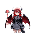 暴れたくてウズウズ！ドラゴン娘ちゃん（個別スタンプ：15）