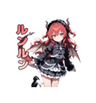暴れたくてウズウズ！ドラゴン娘ちゃん（個別スタンプ：27）