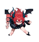 暴れたくてウズウズ！ドラゴン娘ちゃん（個別スタンプ：40）