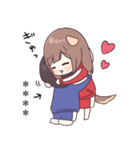 わんこジャージちゃん♡カスタムスタンプ（個別スタンプ：3）