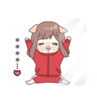 わんこジャージちゃん♡カスタムスタンプ（個別スタンプ：19）