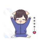 わんこジャージくん♡カスタムスタンプ（個別スタンプ：19）